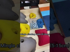 Los paneles de pared interiores al aire libre modificados para requisitos particulares de la prenda impermeable de la pared de la roca que suben que suben