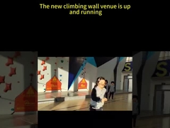 Muro de escalada al aire libre personalizado de alta seguridad para el parque de diversiones